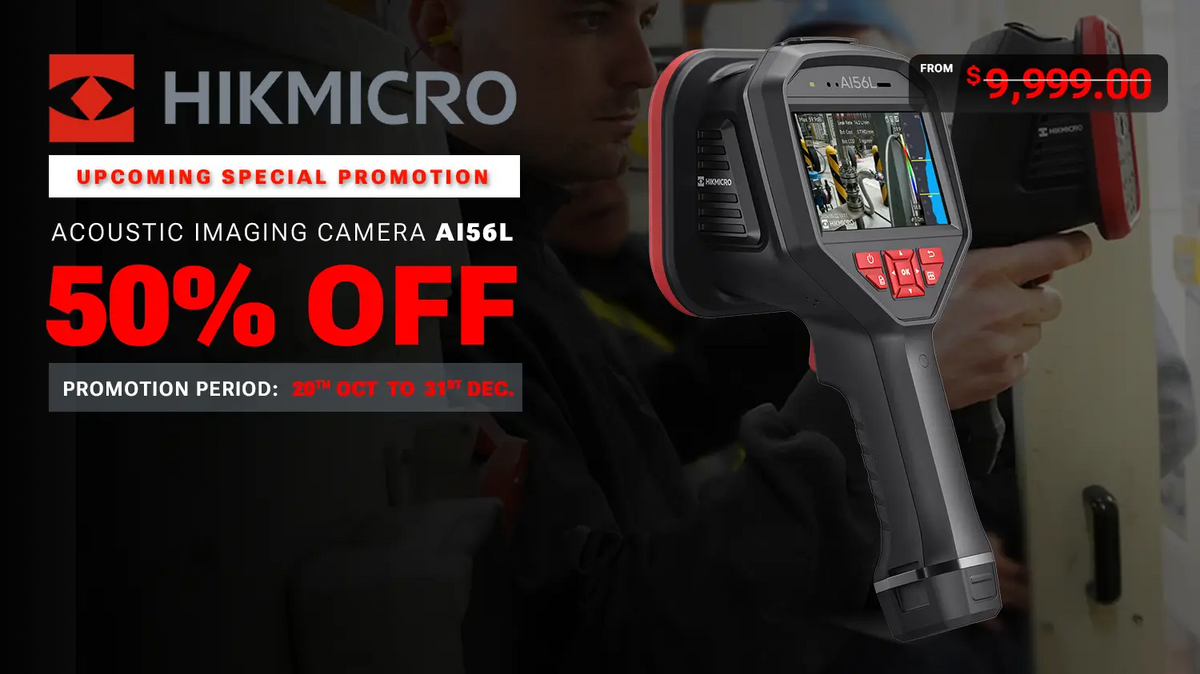 HIKMICRO Acoustic Imaging Camera AI56L | PROMO