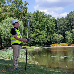 CHCNAV i85 w/ DL8 Base Kit - GNSS Receiver with SMA Whip Antenna