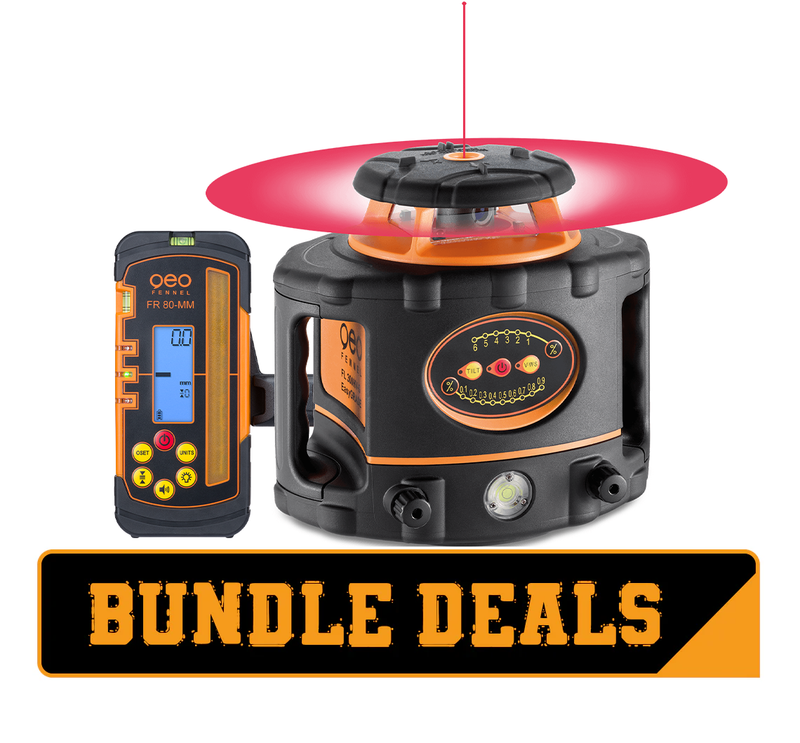 geo-FENNEL FL 300HV-G EasyGRADE (LC 2) Rotating Laser with Receiver