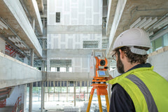 geo-FENNEL Total Station FTS 300-BT with Software and FS 24-M W/S