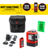 Leica LINO L6GS-1 Li-ion 3x360° Green Beam Multi Line Laser Combo Kit With Soft Case