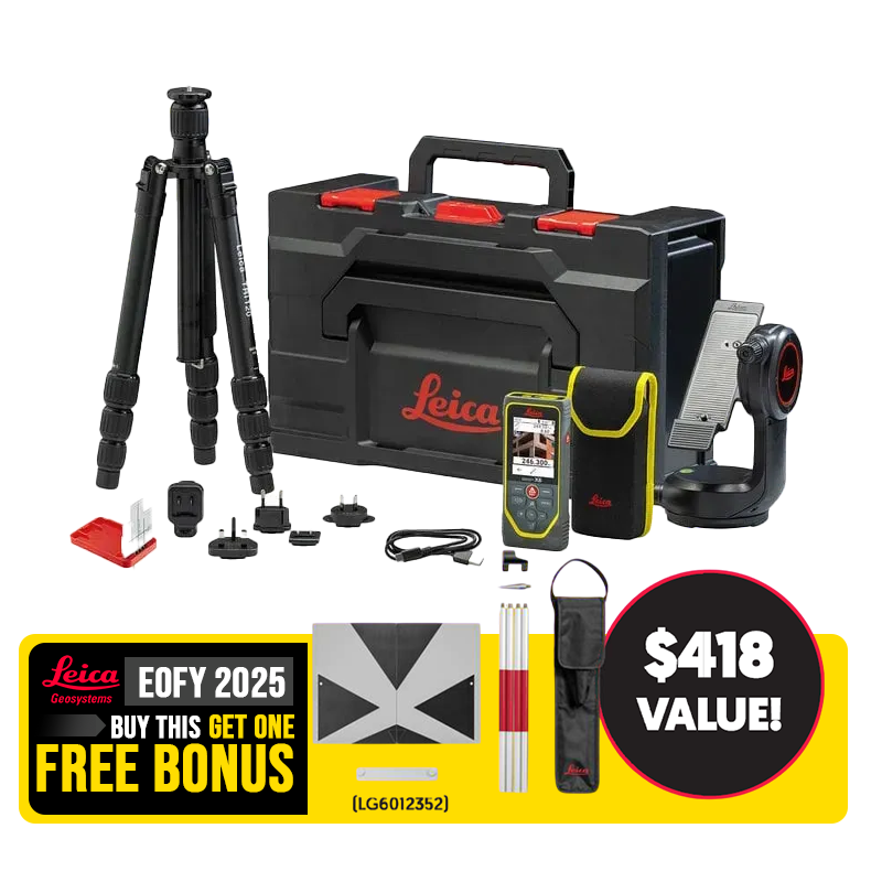 Leica Disto X6 Laser Distance Meter P2P Kit- Incl. DST 360-X Adapter & TRI 120 + Case