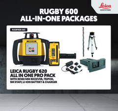 Leica Rugby 620 Pro Pack Laser Level with RE160