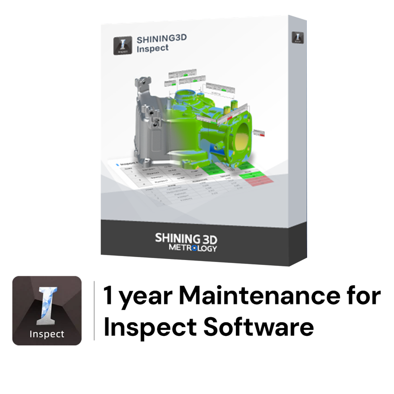 Shining 3D 1 year Maintenance for Inspect Software