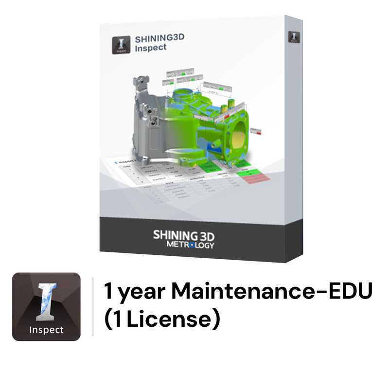 Shining 3D Inspect Software with 1 year Maintenance-EDU 1 License