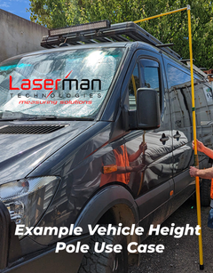 Senshin Vehicle Height Fiberglass Measuring Pole