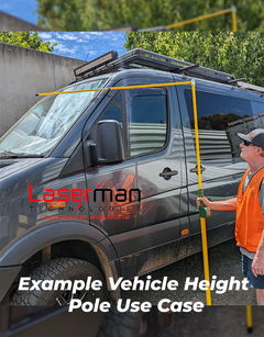 Senshin Vehicle Height Fiberglass Measuring Pole