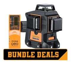 geo-FENNEL Geo6X SP Green 3 x 360 Multiline Laser Level, with Hard Carry Case