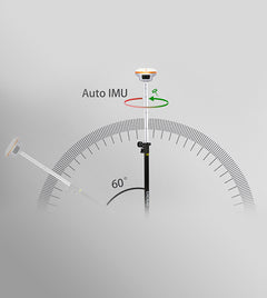 CHCNAV i93 W/ DL8 Base Kit - GNSS Receiver with UHF Whip Antenna