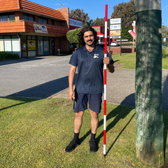 Onyx Ranging Pole 2x1m with 20cm Graduations