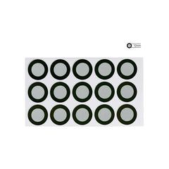 Shining 3D 12mm Reflective Markers (1 pack/ 100 sheets/ 1500 points）