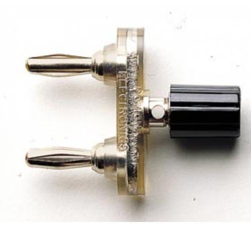 Fluke Pomona 5165 Double Banana Plug Shorting Bar With Binding Post (item no. 1917980, 1918007)