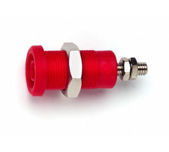 Fluke Pomona 72930 Panel Mount IEC61010 4mm (0.16 In) Jack For Sheathed Plugs red