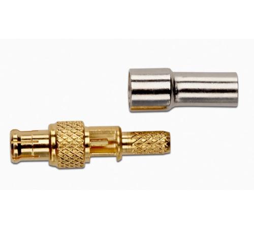 Fluke Pomona 73004 MCX Plug, Straight Crimp, 75 Ohm, RG179/U Type (item no. 3094696)