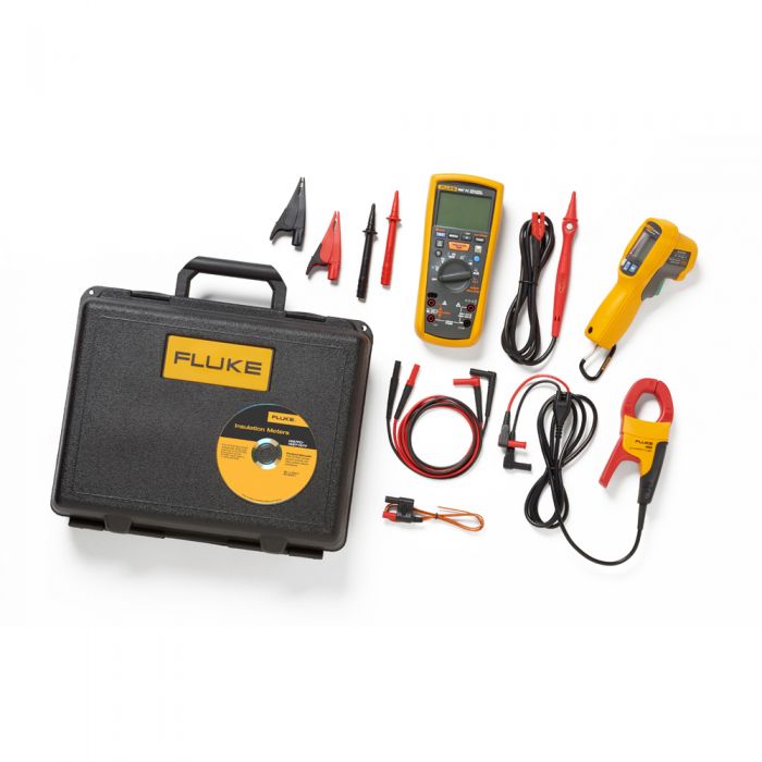 Fluke 1587KIT/62MAX+FC 2-in-1 Adv Elec Troubleshooting Kit W/i400 Current Clamp & 62max+ IR Thermometer (item no. 4692778)