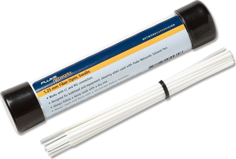 Fluke NFC-SWABS-1.25MM Fiber Optic Cleaning Swabs - 1.25mm Diameter (Item no. 2799767)