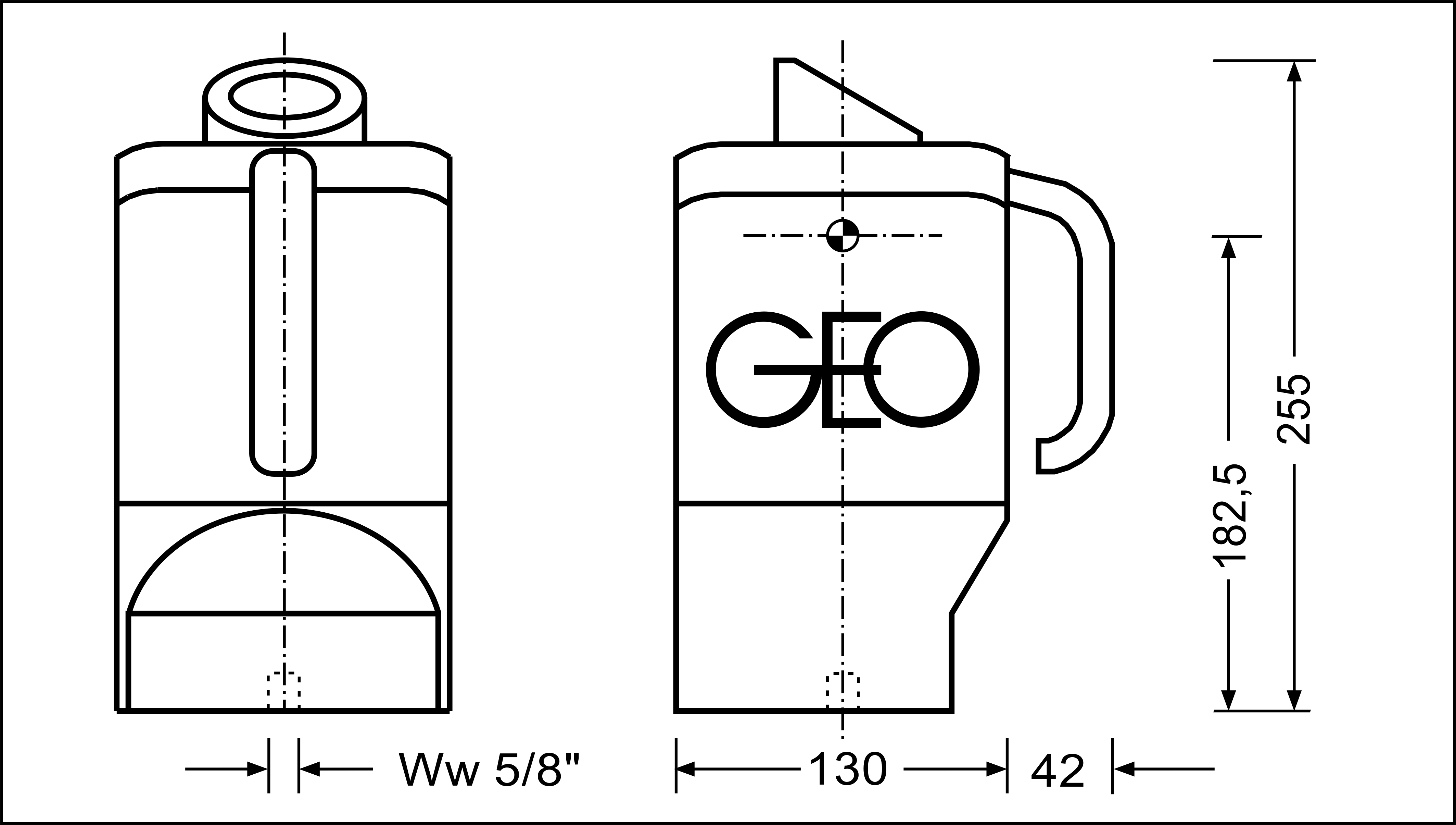 GEO-Laser LL-92L plumb down +/-2.5mm / 100m Green Beam Laser
