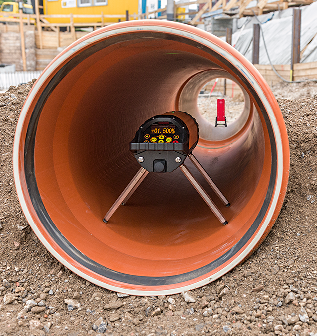 geo-FENNEL FKL 44 (LC 2) Red Beam Auto Tracking Pipe Laser Level