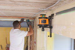 geo-FENNEL FLG 190A GREEN Rotating Laser Level with FR-DIST 30 Laser Receiver