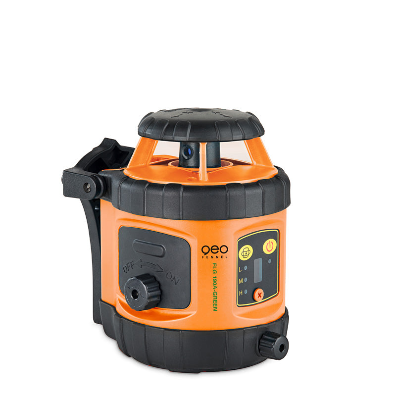 geo-FENNEL FLG 190A GREEN Rotating Laser Level with FR-DIST 30 Laser Receiver