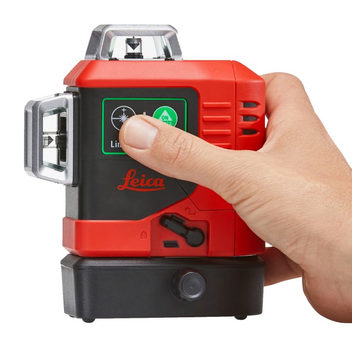 Leica Lino L6G-1, 3x360° Laser, green Beam, Li-ion, Wall Mount, Rugged Case