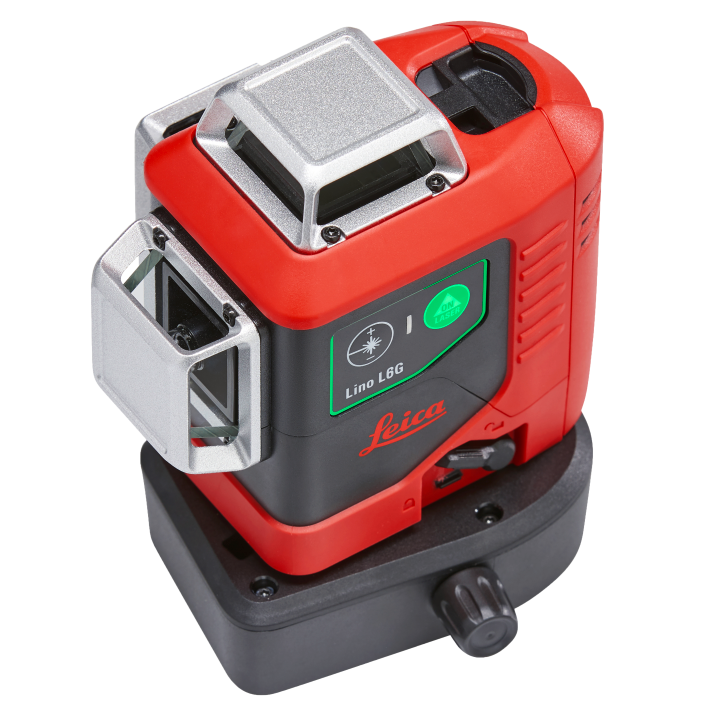 Leica Lino L6G-1, 3x360° Laser, green Beam, Li-ion, Wall Mount, Rugged Case